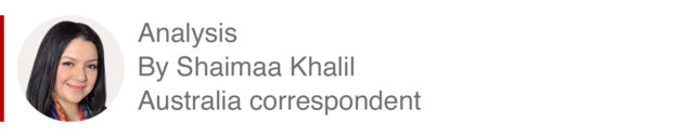 Analysis box by Shaimaa Khalil, Australia correspondent
