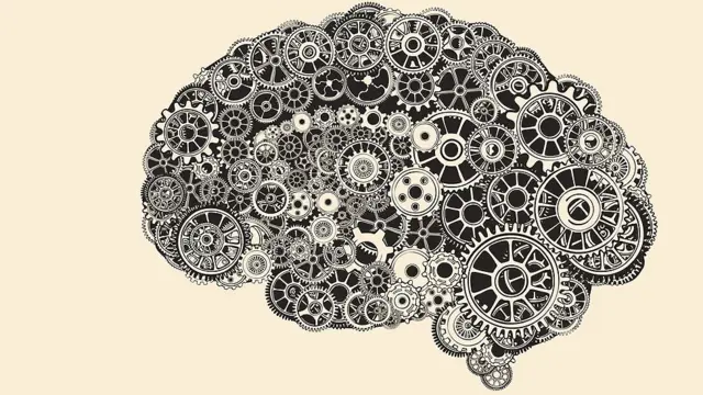 Cerebro con engranajes