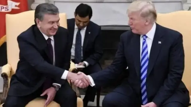 Mirziyoyev va Tramp