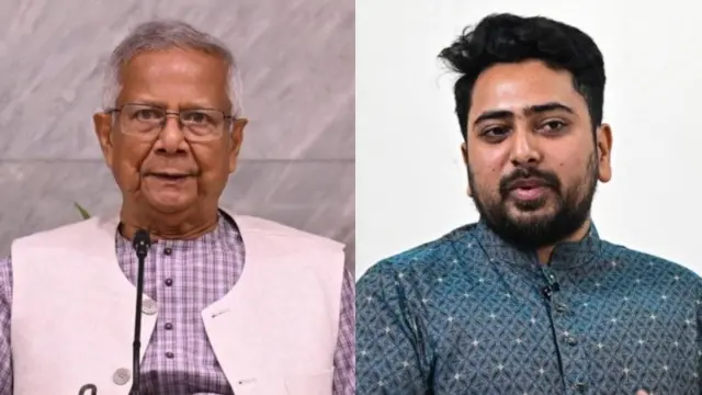 অধ্যাপক মুহাম্মদ ইউনূসের সঙ্গে দেখা করেছেন জাতীয় নাগরিক পার্টির আহ্বায়ক নাহিদ ইসলাম