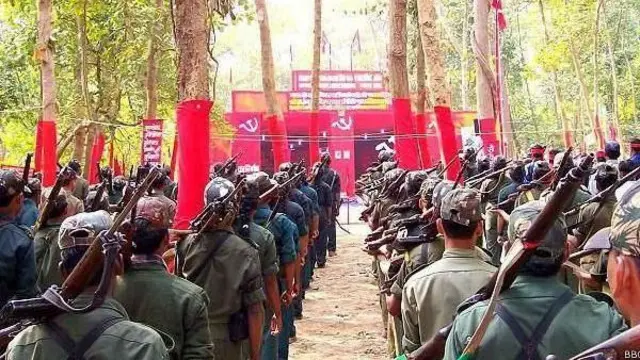 माओवादियों का एक ट्रेनिंग कैंप