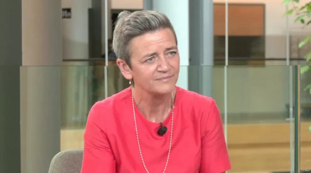 Rekabetten sorumlu AB Komisyonu üyesi Margrethe Vestager