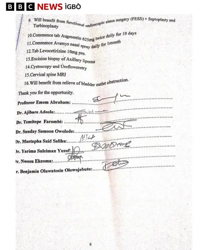 Mpụtara nyocha ụlọọrụ NMA mere banyere ahụike Nnamdi Kanu