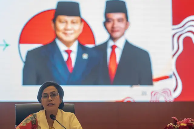 Sri Mulyani dalam jumpa pers di Jakarta pada 16 Agustus 2024