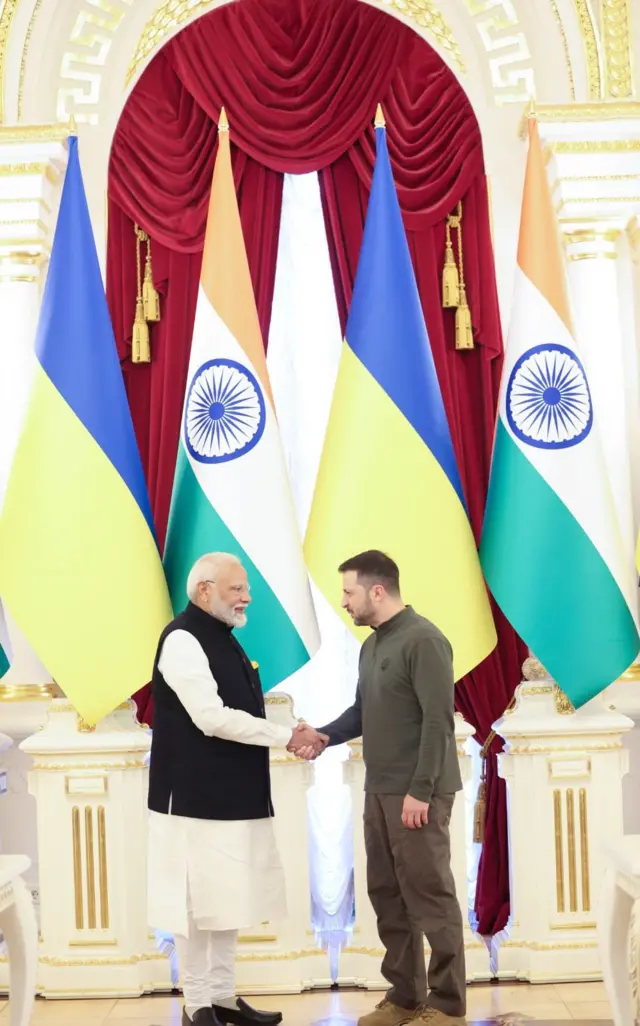 नरेंद्र मोदी और ज़ेलेंस्की