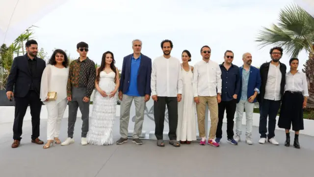 کارگردان و بازیگران فیلم در جشنواره کن