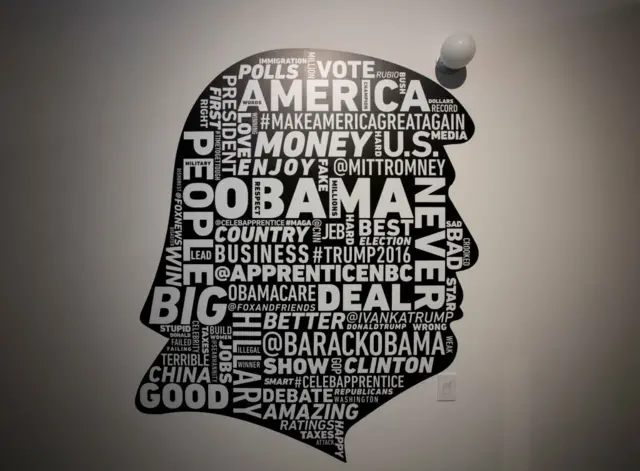 டிரம்ப் தலைப்பகுதி எழுத்தால் மூடப்பட்டுள்ளது.