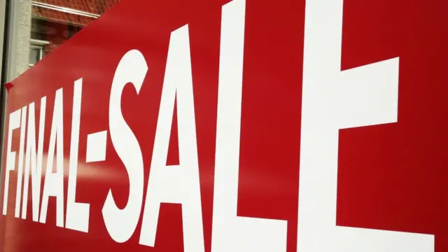 Señal que dice Final Sale