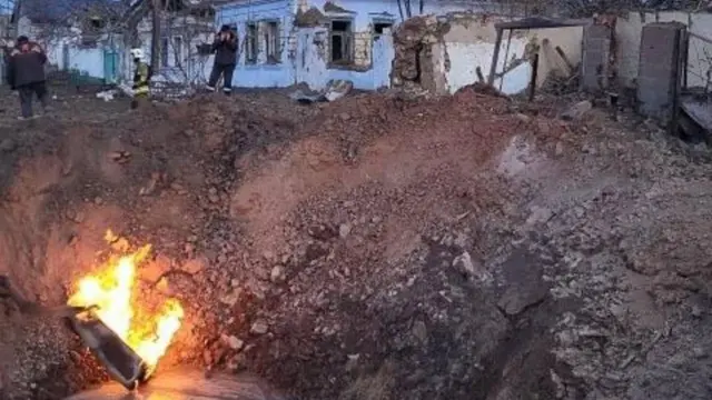 ミコライウの空爆現場の写真（7日）