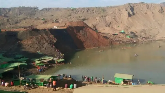 myanmar jade mine site