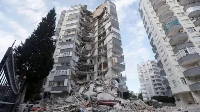 तुर्की भूकंप विनाश तबाही त्रासदी