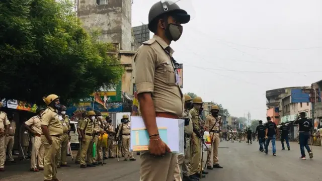 રથયાત્રામાં પોલીસ બંદોબસ્ત