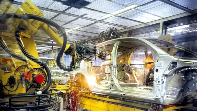 Robots en la industria automotriz