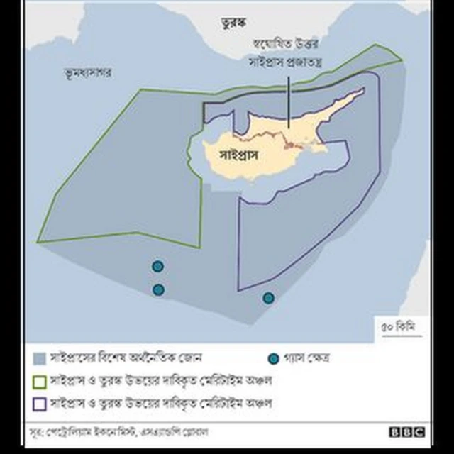 ভূমধ্যসাগরের এই এলাকাটিতে তেল অনুসন্ধান নিয়েই তুরস্ক-গ্রিস বিবাদ