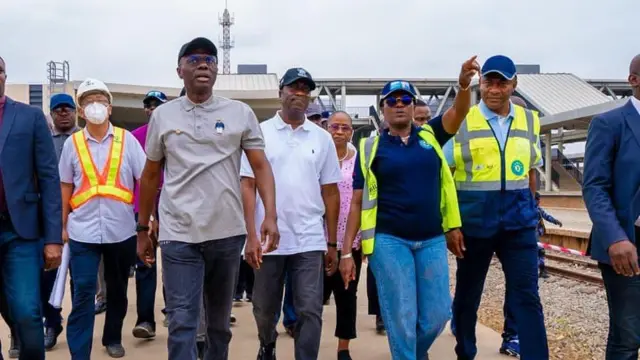 Lagos state govnor and im team