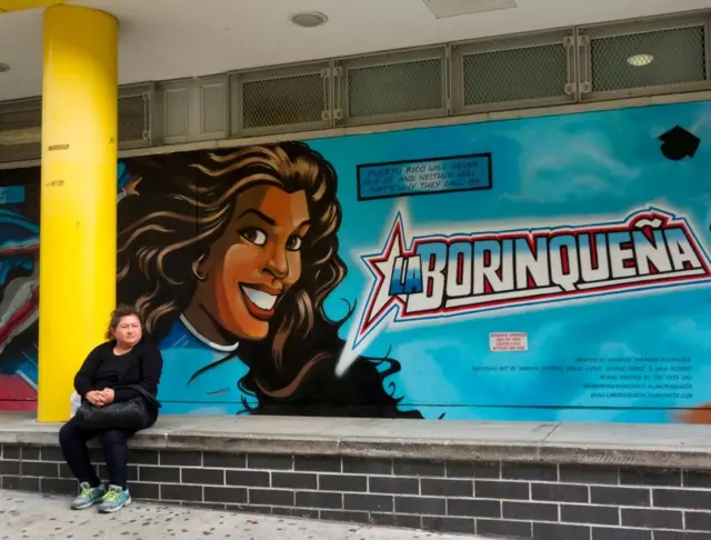 Mural dedicado a La Borinqueña