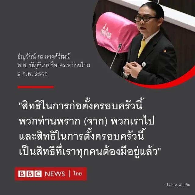 ธัญวัจน์ กมลวงศ์วัฒน์ ส.ส.บัญชีรายชื่อ พรรคก้าวไกล