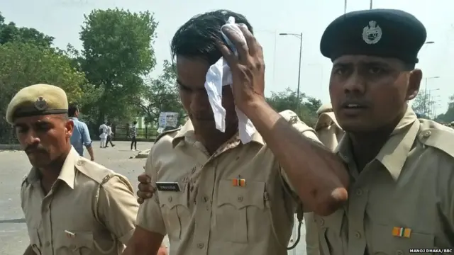 ਕੈਥਲ ਵਿੱਚ ਮੁਜ਼ਾਹਰੇ