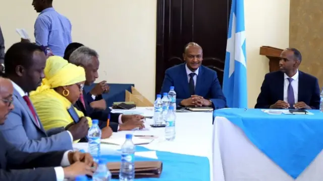 Shirka golaha wasiirada waxaa hogaaminayay ra'iisulwasaare Xasan Cali Khayre