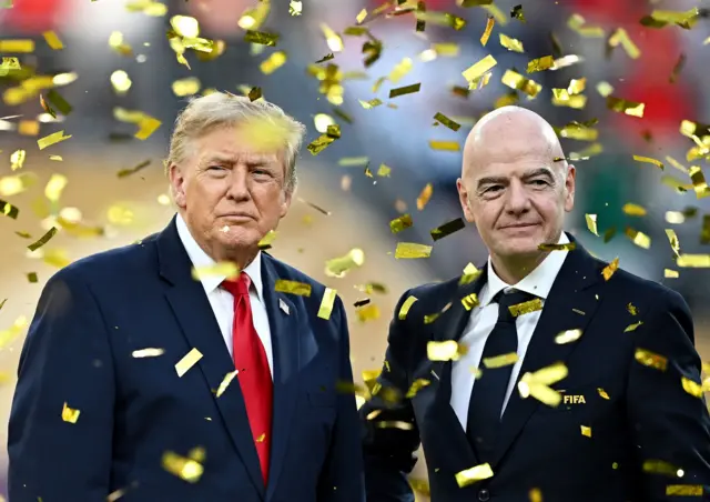трамп и инфантино