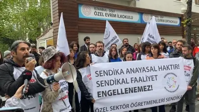 Özel sektör öğretmenleri eylemi