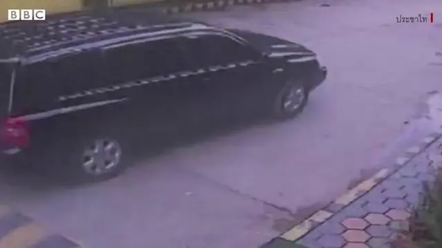 ဝန်ချလမ်ကို တင်သွားတဲ့ကားကို စီစီတီဗီမှာတွေ့ရ