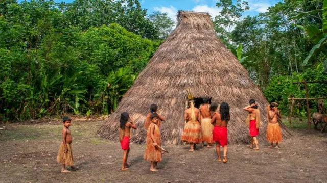 Comunidad indígena en Perú