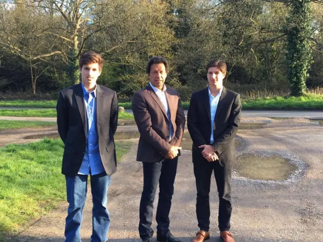 عمران خان، بیٹے، قاسم، سلیمان