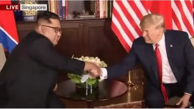 किम और ट्रंप