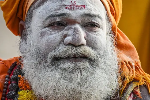 Wani mabiyin addinin Hindu a taron Maha Kumbh Mela