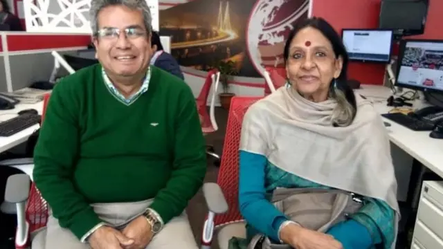 बीबीसी संवाददाता रेहान फ़ज़ल के साथ जया जेटली