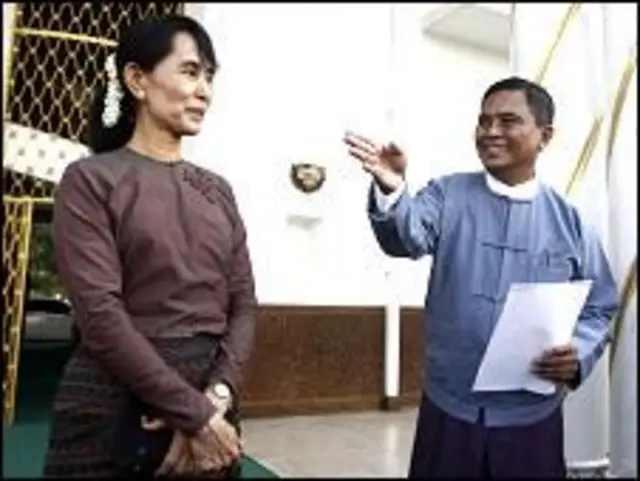 ဗိုလ်ချုပ်အောင်ကြည် နဲ့ ဒေါ်အောင်ဆန်းစုကြည် တို့ရဲ့ တွေ့ဆုံမှု