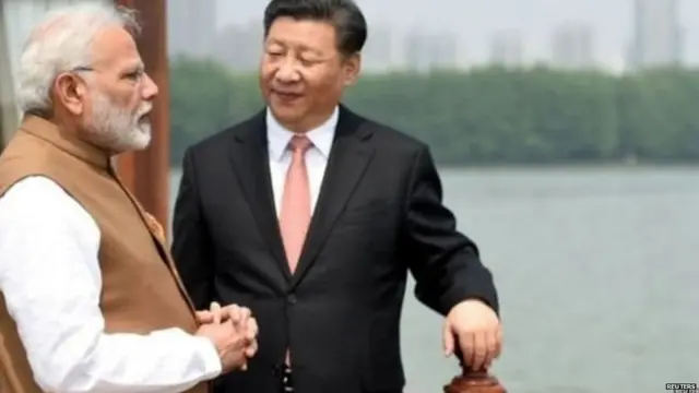 नरेंद्र मोदी - शी जिनपिंग