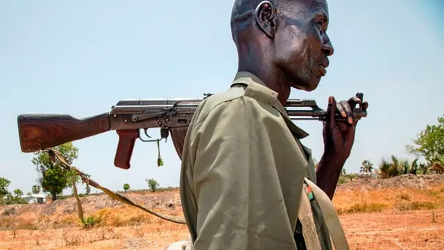 United Nations peacekeeping mission for South Sudan say at least 16 civilians nai fighting kill for April 10, 2017, when rebels fight government soldiers inside South Sudan second-largest city Wau