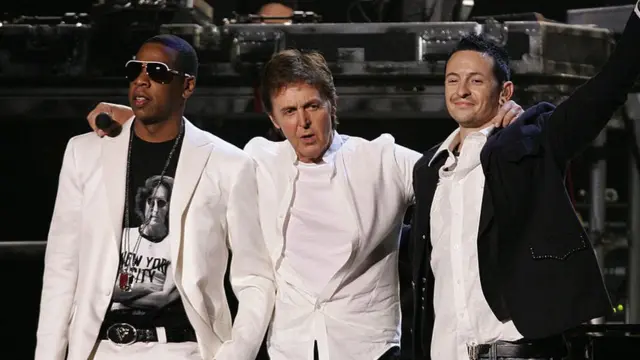Jay Z, sir Paul McCartnet y Chester Bennington.