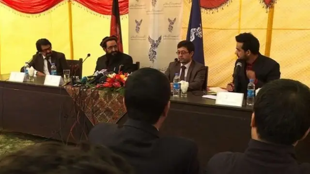 ښاغلي مجاهد دا څرګندونې د سولې په تړاو یوه غونډه کې کړې