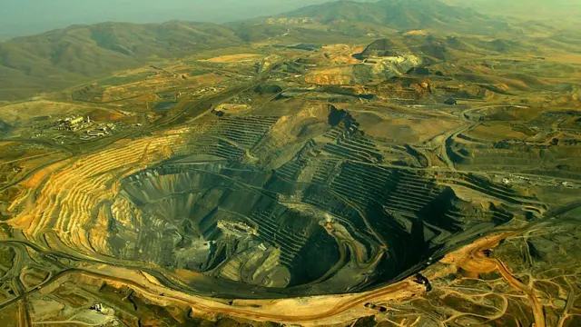 La mine Barrick Goldstrike à Carlin