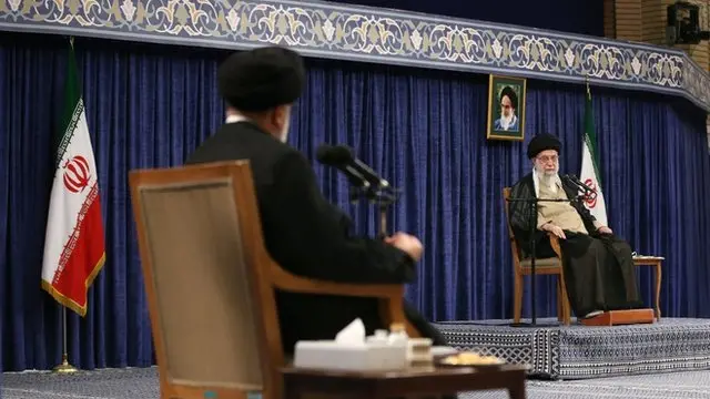 ابراهیم رئیسی و آیت‌الله خامنه‌ای