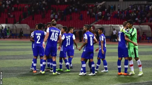 Bengaluru FC players celebrate