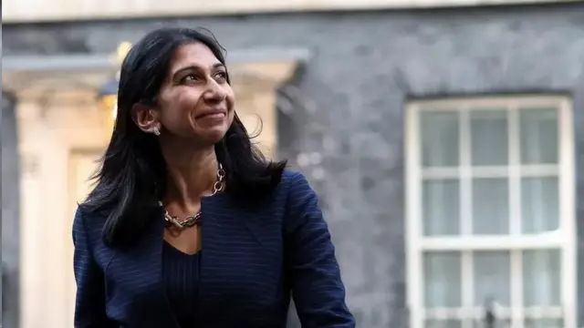 브레이버먼 장관은 보수당 내 브렉시트 강경파들이 모인 '유럽리서치그룹(ERG)'의 핵심 인물이었다