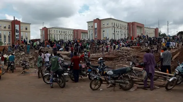 Aworan awọn ero nibi ti ijọba ti wo ile itaja ni ilu Ilorin