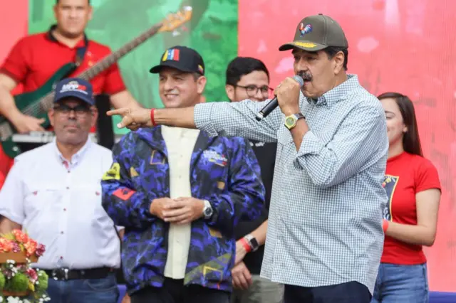 Maduro en un acto