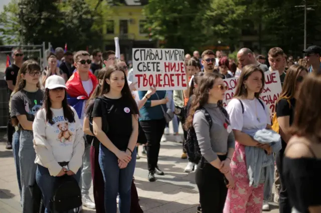studenti, studentski protest u Kraljevu