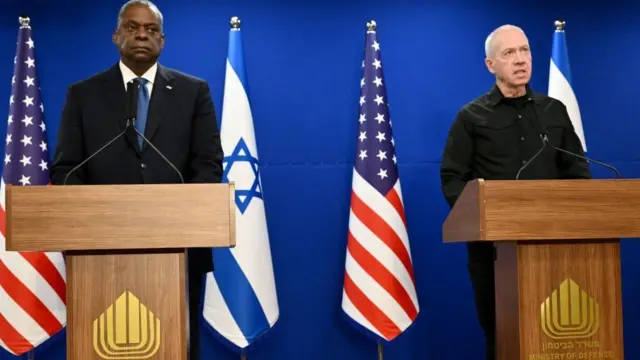 Lloyd Austin (ibumoso) na Yoav Gallant
