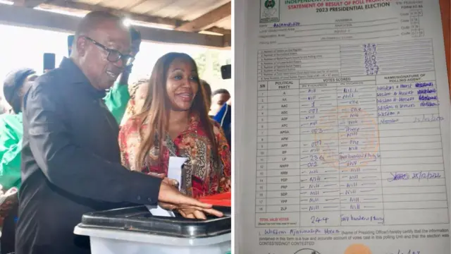 Election result for Peter Obi polling unit