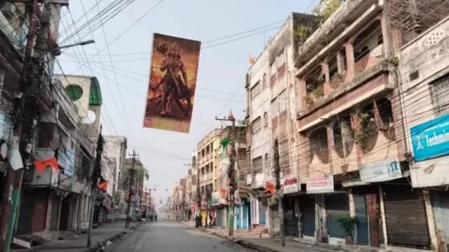 वीरगन्जमा कर्फ्यूका बेला सुनसान सडक - फाइल तस्बिर