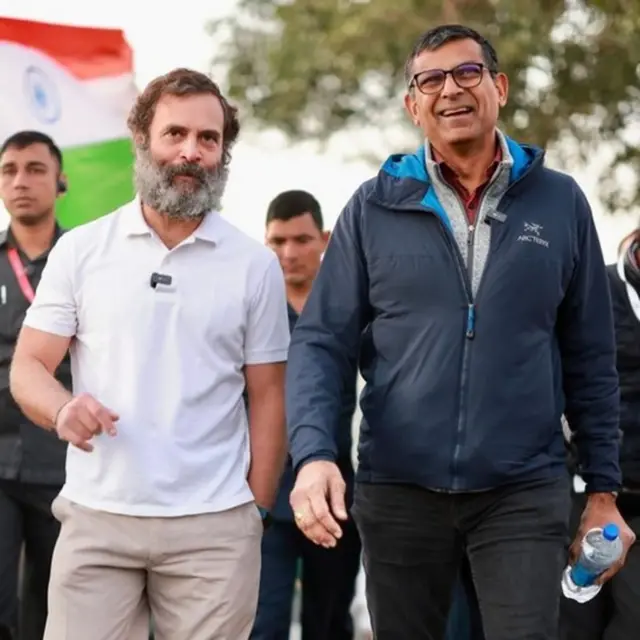 રાહુલ ગાંધી સાથે આરબીઆઈના પૂર્વ ગવર્નર રઘુરામ રાજન