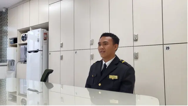 Nuno Gomes saat wawancara dengan BBC Korea