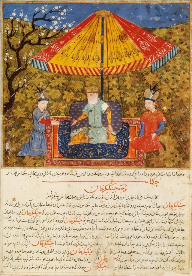 பண்டைய பாரசீக நூல்கள் பல்வேறு விளக்கப்படங்களால் அலங்கரிக்கப்பட்டன.