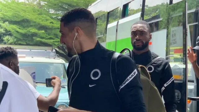 Eagles land for Ghana